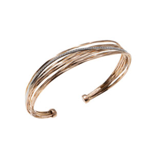 Wreath collection Bracelet with white diamonds