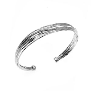 Wreath collection Bracelet with white diamonds