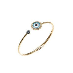 Greek Eye collection Bracelet with diamonds & Mother of pearl