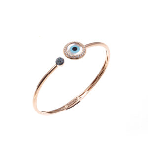 Greek Eye collection Bracelet with diamonds & Mother of pearl