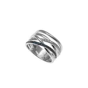 Wreath collection Ring with diamonds