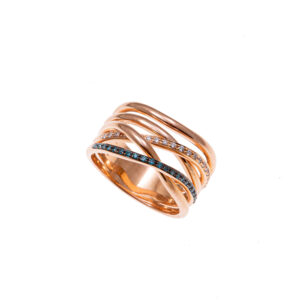 Wreath collection Ring with diamonds