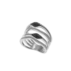 Wreath collection Ring with diamonds