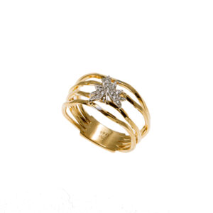 Wreath collection Ring with diamonds