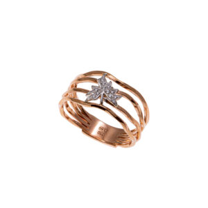 Wreath collection Ring with diamonds