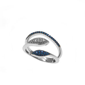 Wreath collection Ring with white diamonds