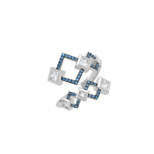 Peristeriones Collection Ring with diamonds