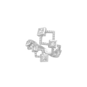 Peristeriones Collection Ring with diamonds