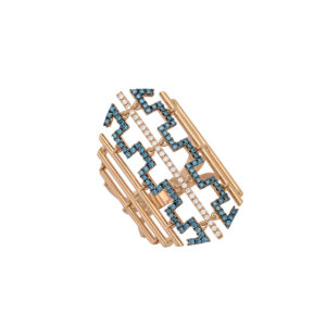 Peristeriones Collection Ring with diamonds