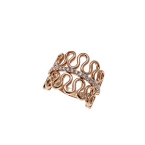 Peristeriones Collection Ring with diamonds