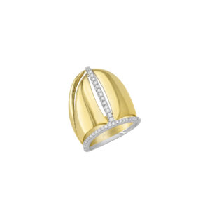 Wind is my leader Collection Ring with diamonds