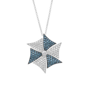 Windmill Collection Pendant with diamonds
