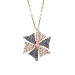 Windmill Collection Pendant with diamonds