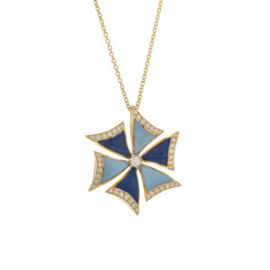 Windmill Collection Pendant with diamonds