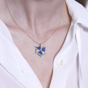 Windmill Collection Pendant with diamonds