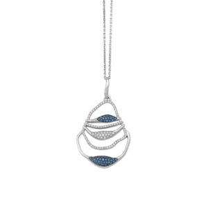 Wreath collection Pendant with white diamonds