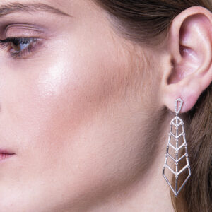 Peristeriones Collection Earrings with diamonds