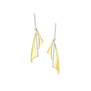 Wind is my leader Collection Earrings with diamonds