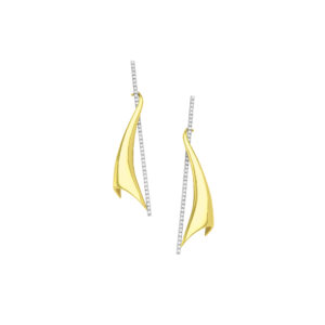 Wind is my leader Collection Earrings with diamonds
