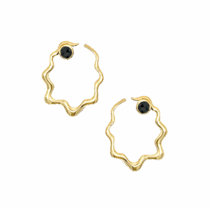 Gold Collection Earrings with diamonds