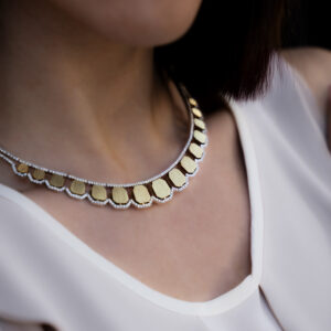 Byzantine Collection Necklace with diamonds