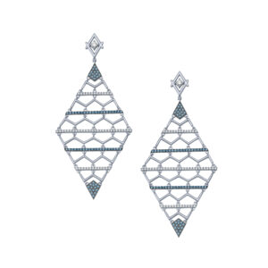 Peristeriones Collection Earrings with diamonds