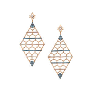 Peristeriones Collection Earrings with diamonds