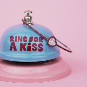 Rubies bracelet in 18kt white gold with white diamonds